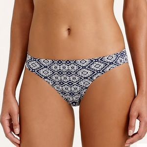 J. Crew NWT Indigo batik bikini swim bottom sz L